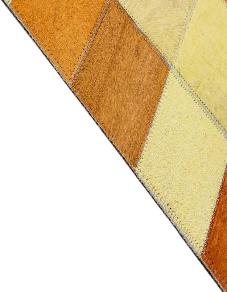 Detail image of 7' 11 x 9' 10 Cowhide - Patchwork Rug