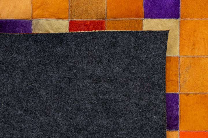 7' 11 x 9' 10 Cowhide - Patchwork Rug