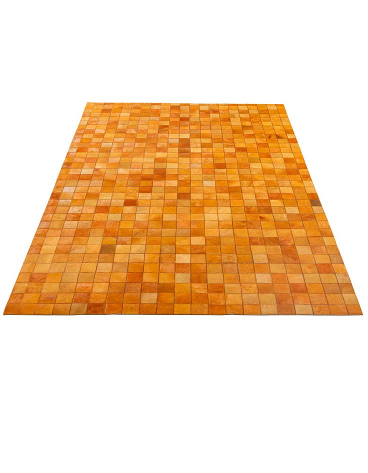 Detail image of 5' 2 x 8' 1 Cowhide - Patchwork Rug