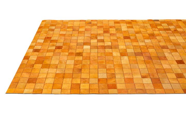 5' 2 x 8' 1 Cowhide - Patchwork Rug