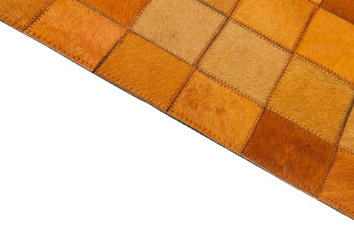 5' 2 x 8' 1 Cowhide - Patchwork Rug