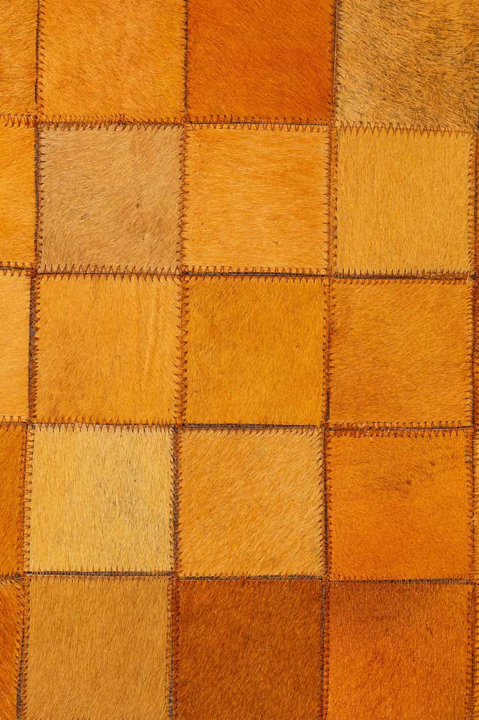 5' 2 x 8' 1 Cowhide - Patchwork Rug