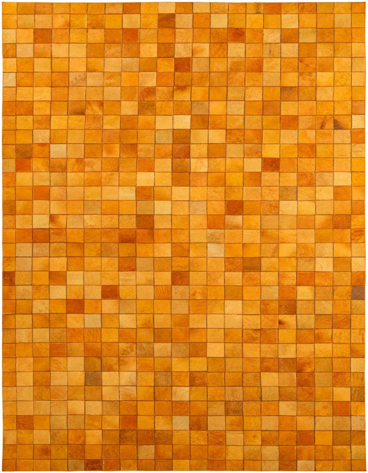 Detail image of 5' 2 x 8' 1 Cowhide - Patchwork Rug