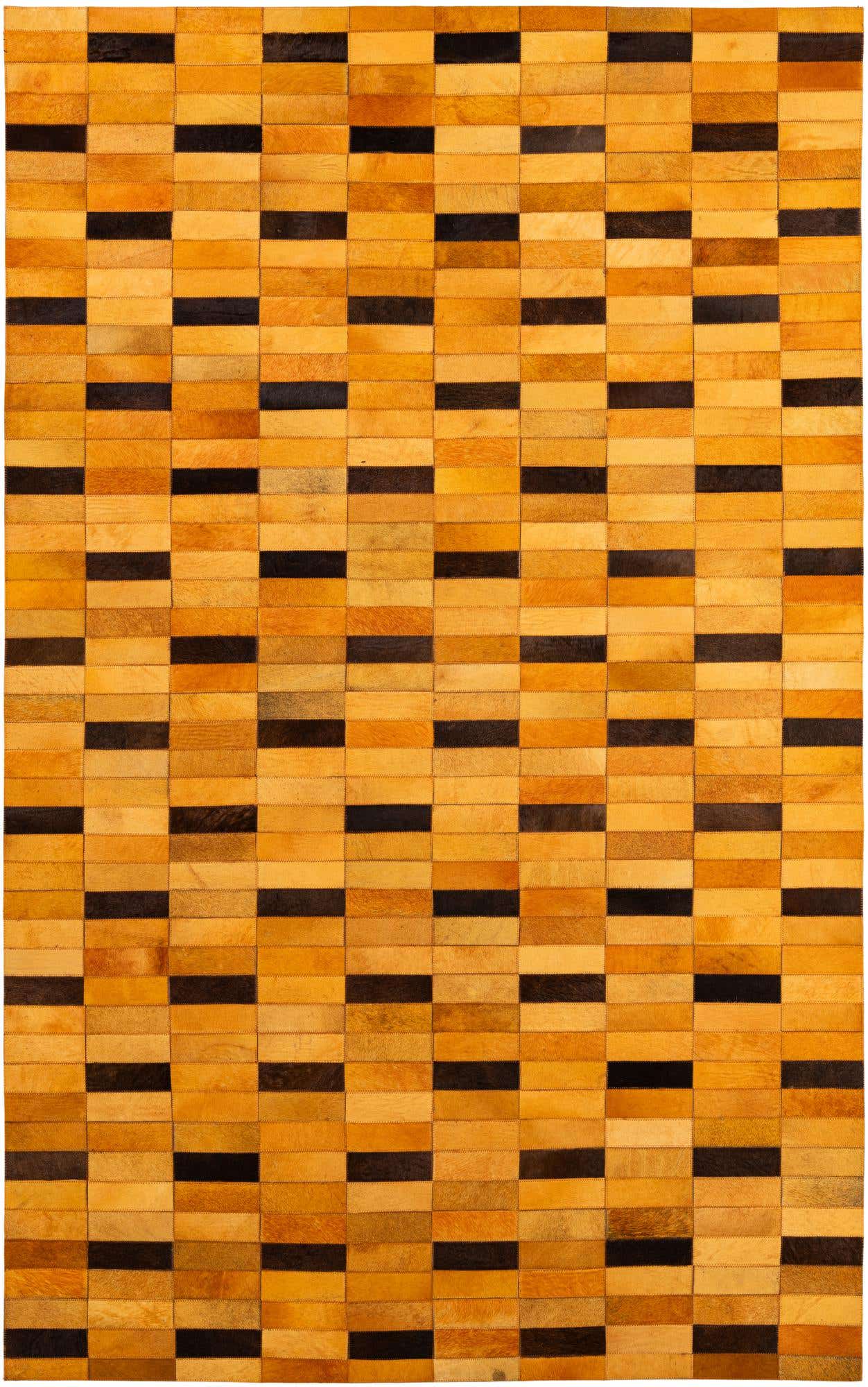 5' 1 x 7' 11 Cowhide - Patchwork Rug