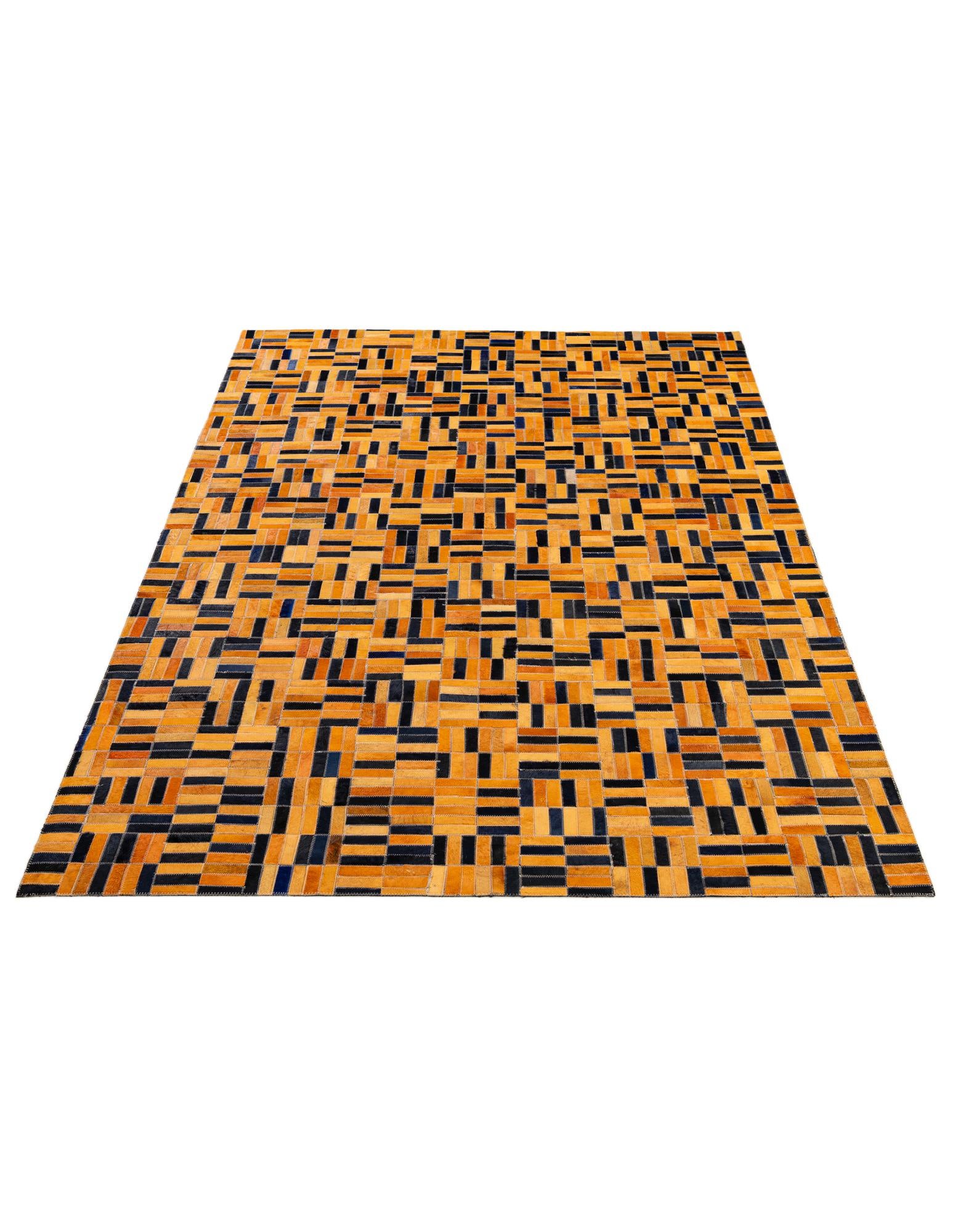 5' 1 x 8' Cowhide - Patchwork Rug
