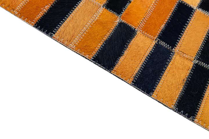 5' 1 x 7' 11 Cowhide - Patchwork Rug