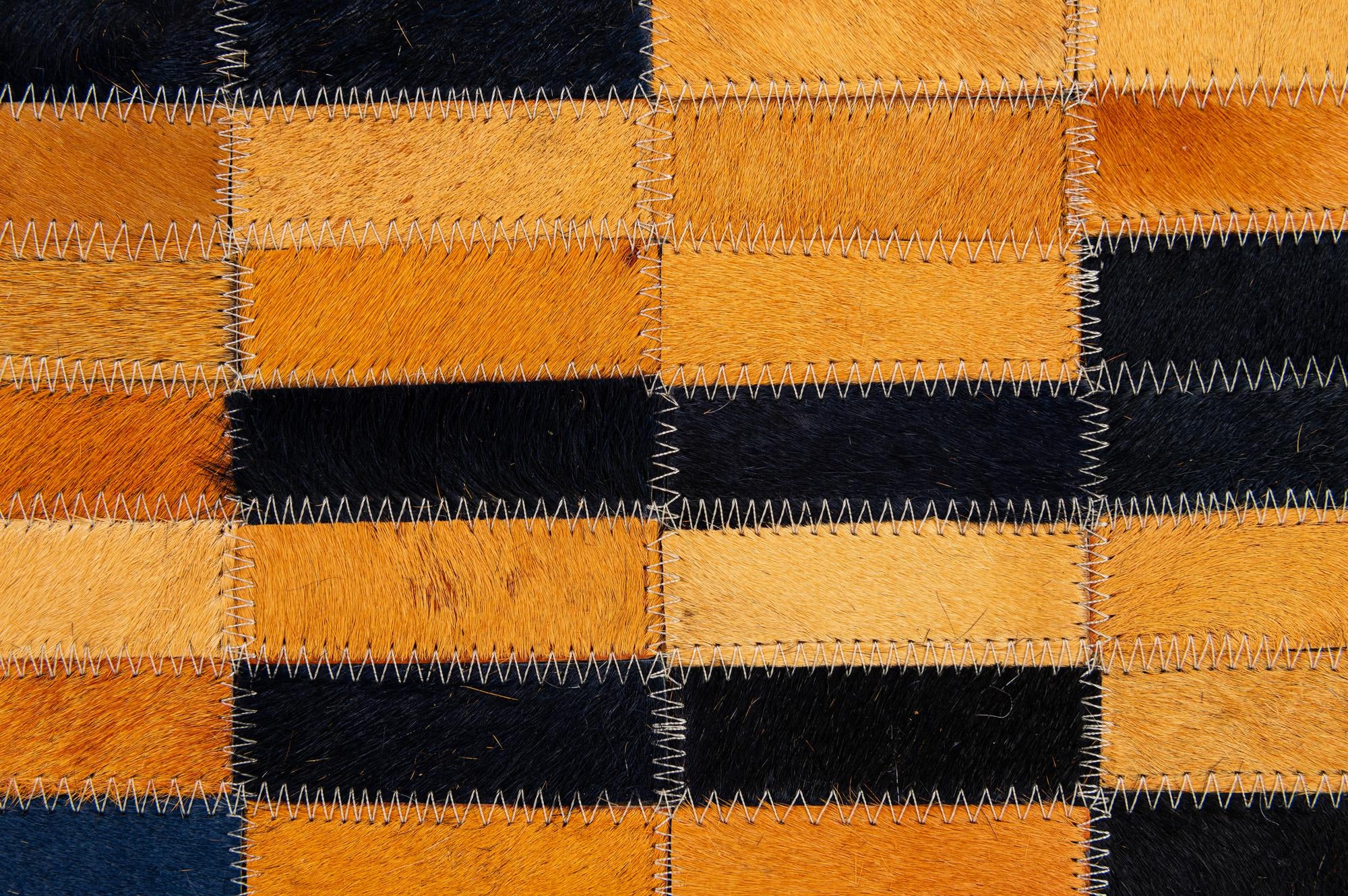 5' 1 x 7' 11 Cowhide - Patchwork Rug