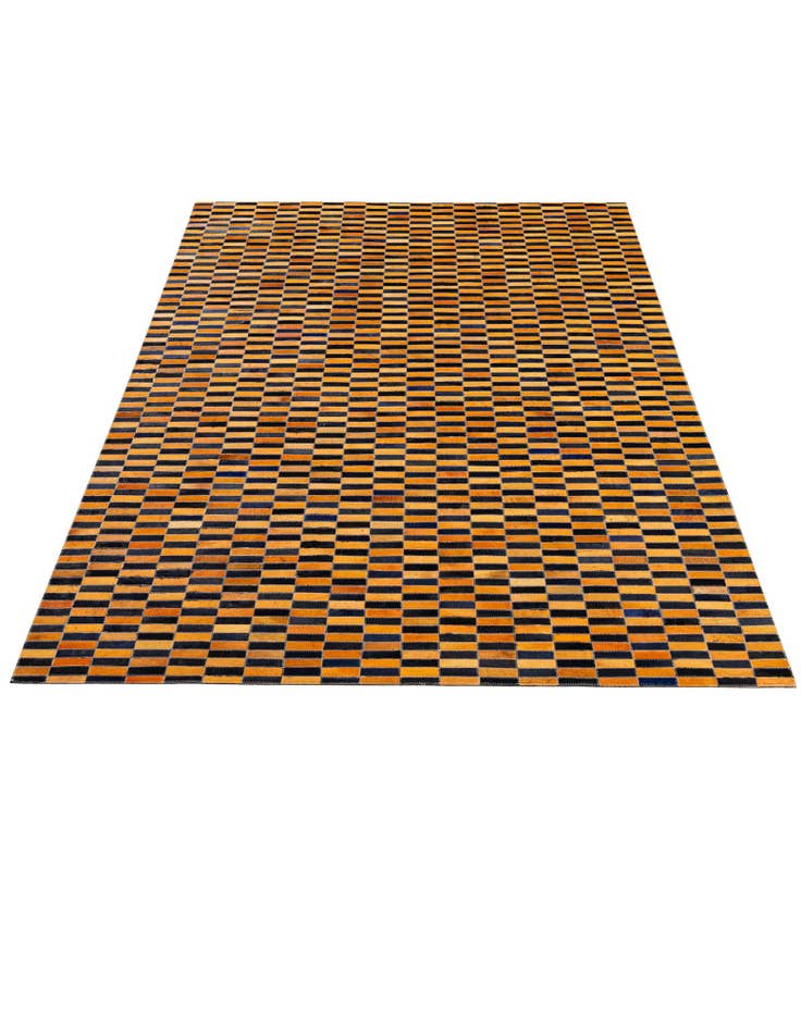 Detail image of 5' x 8' Cowhide - Patchwork Rug