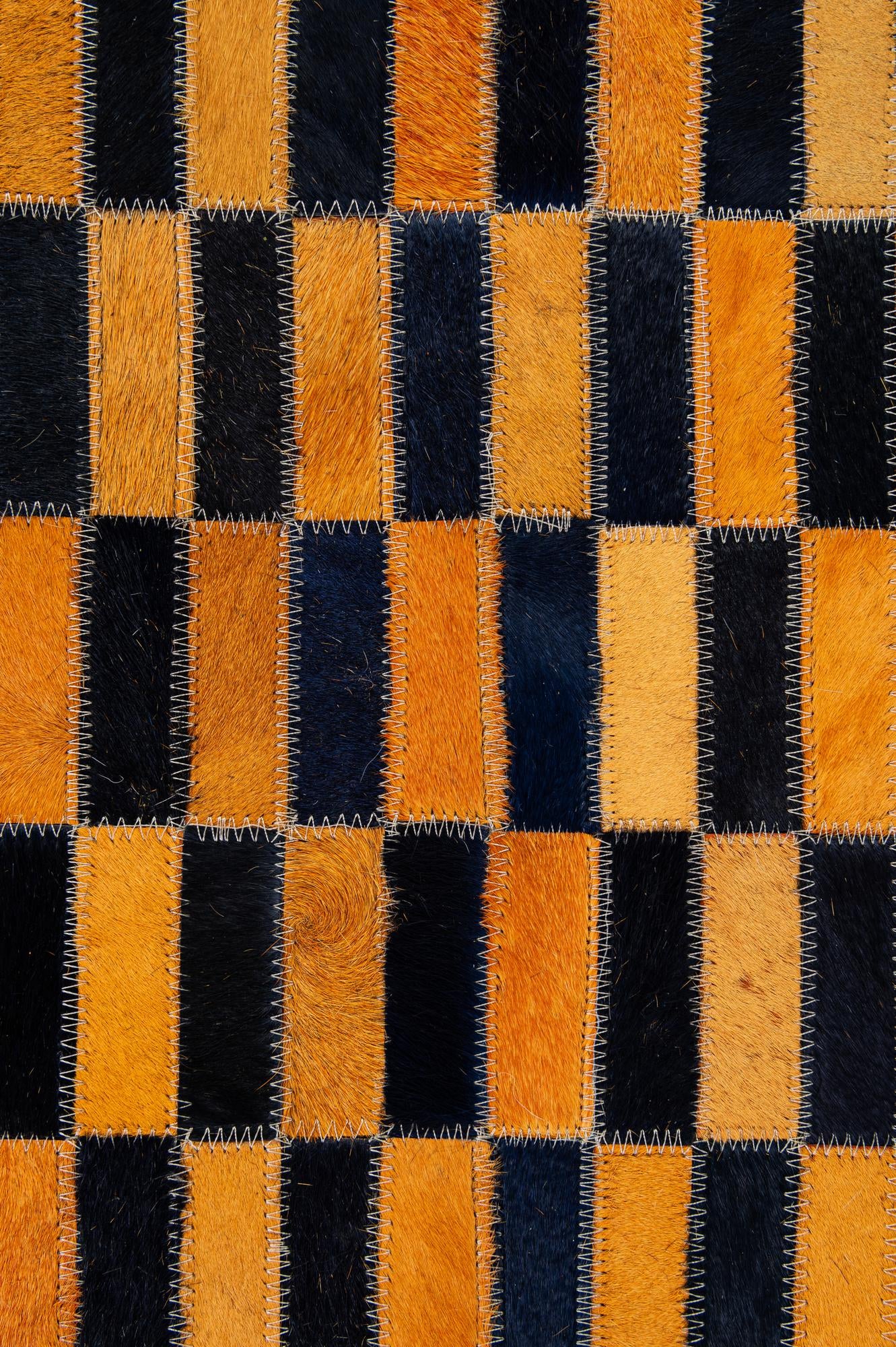 5' x 8' Cowhide - Patchwork Rug