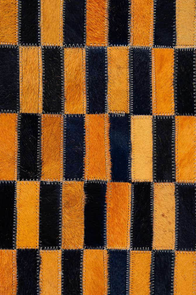 5' x 8' Cowhide - Patchwork Rug