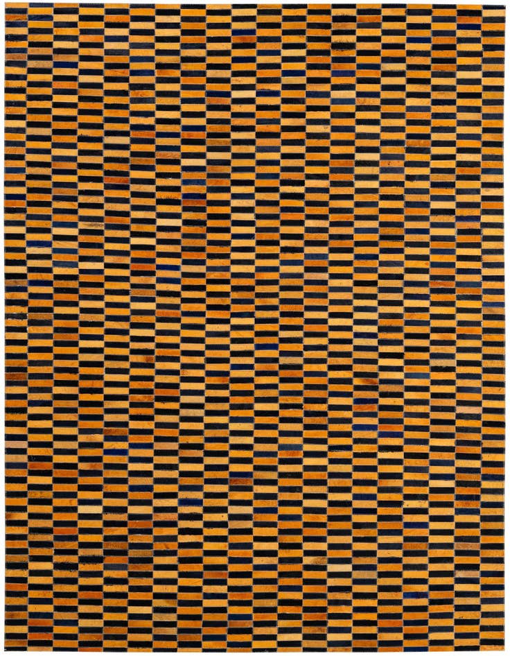 Detail image of 5' x 8' Cowhide - Patchwork Rug