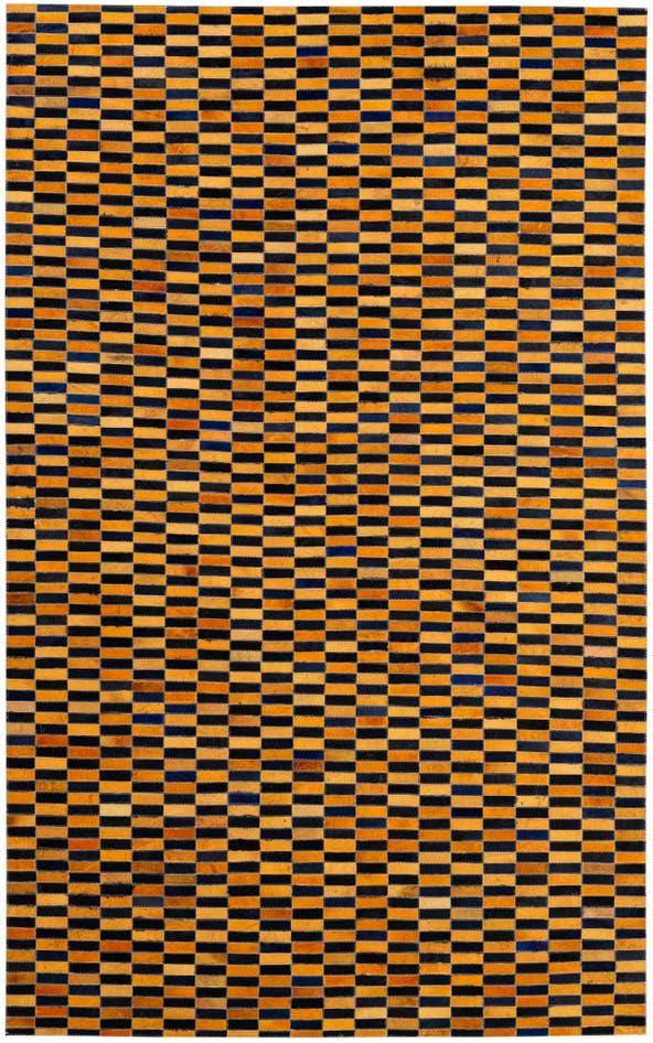 Detail image of 5' x 8' Cowhide - Patchwork Rug