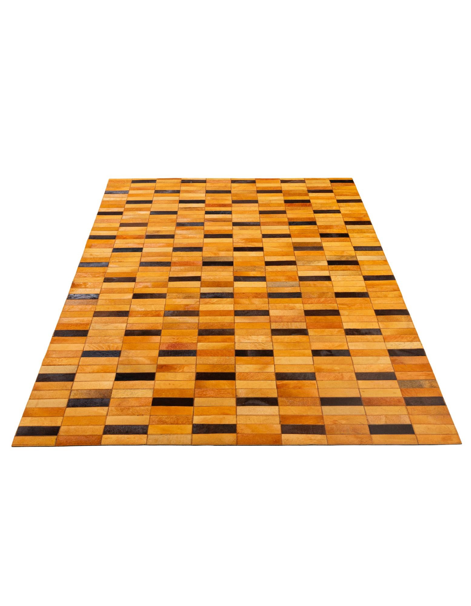 5' 1 x 7' 11 Cowhide - Patchwork Rug
