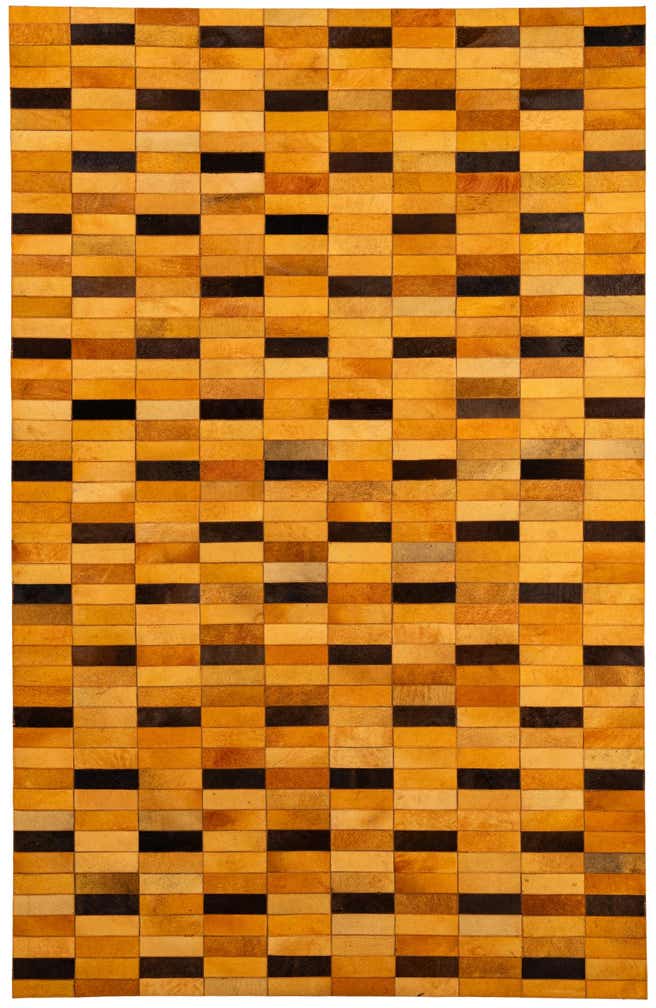 5' 1 x 7' 11 Cowhide - Patchwork Rug