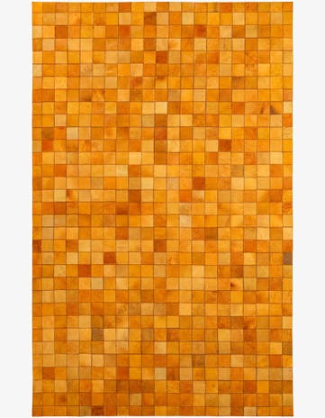 5' 2 x 8' 1 Cowhide - Patchwork Rug