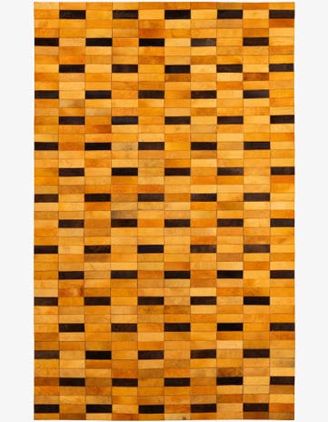 5' 1 x 7' 11 Cowhide - Patchwork Rug