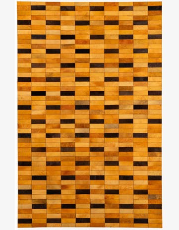 5' 1 x 7' 11 Cowhide - Patchwork Rug