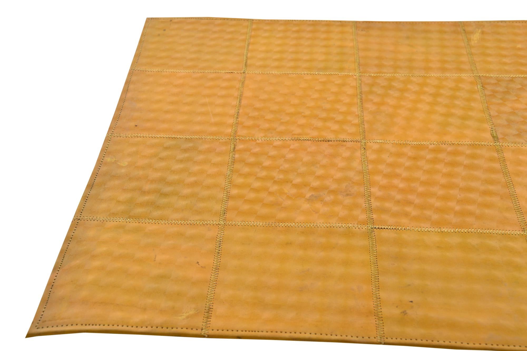 2' 1 x 3' 1 Cowhide Leather Rug