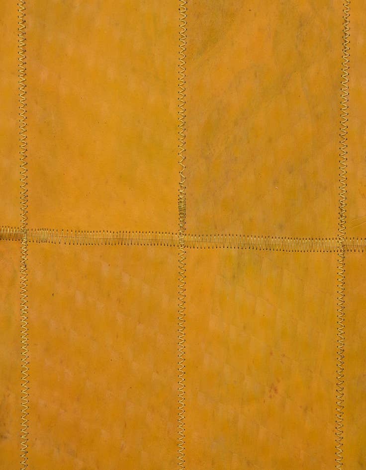 Detail image of 2' 1 x 3' 1 Cowhide Leather Rug