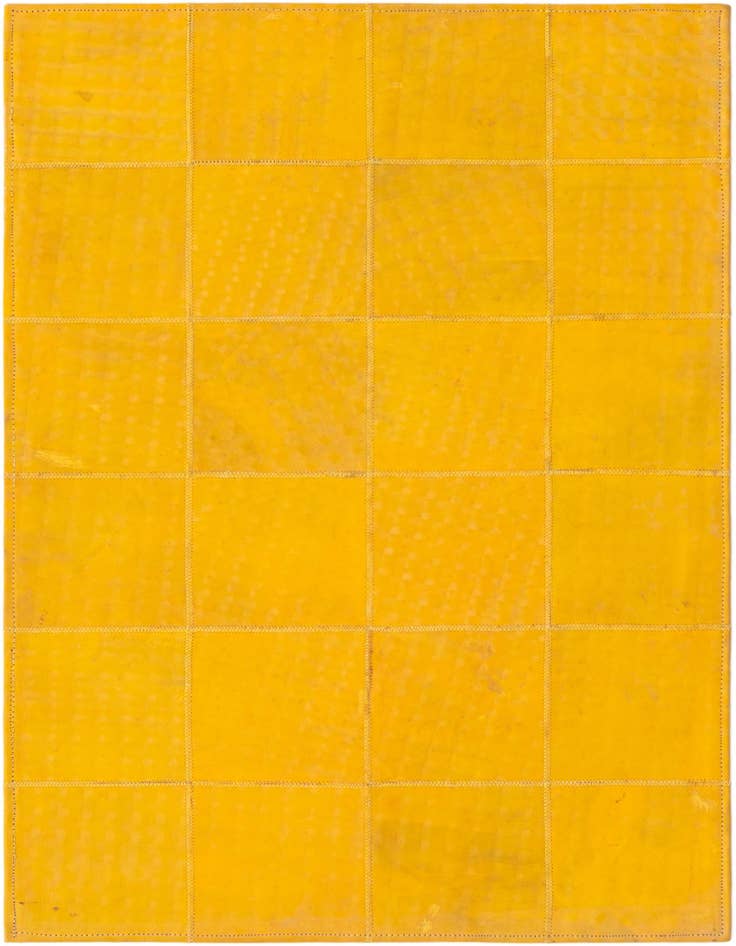 Detail image of 2' 1 x 3' 1 Cowhide Leather Rug