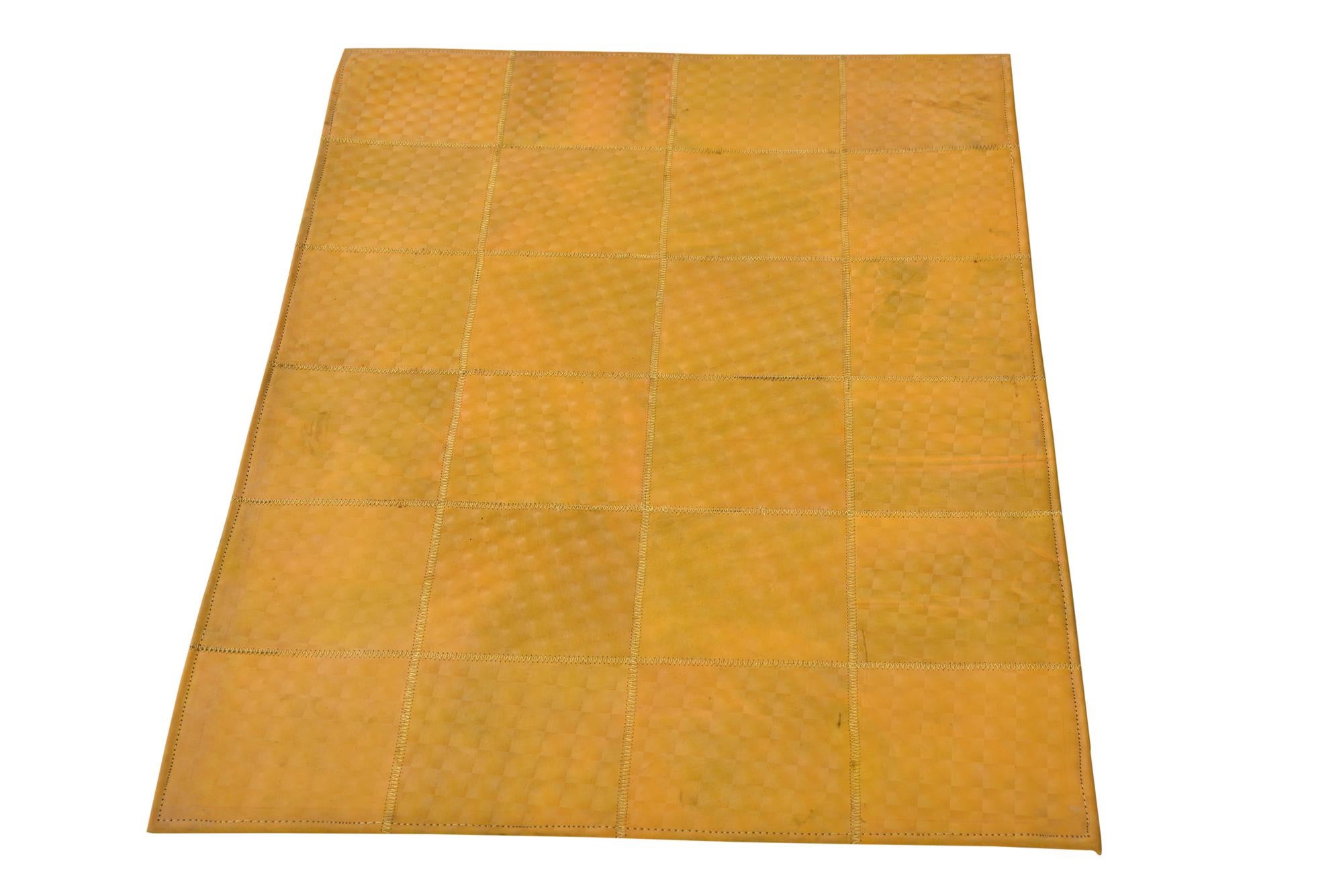 2' x 3' Cowhide Leather Rug