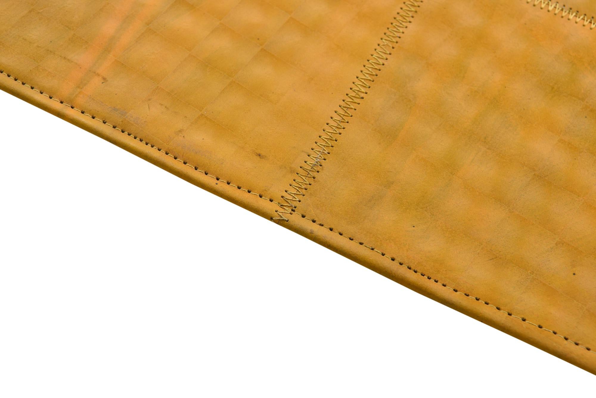 2' x 3' Cowhide Leather Rug