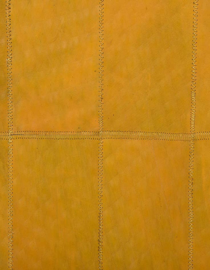 Detail image of 2' x 3' Cowhide Leather Rug