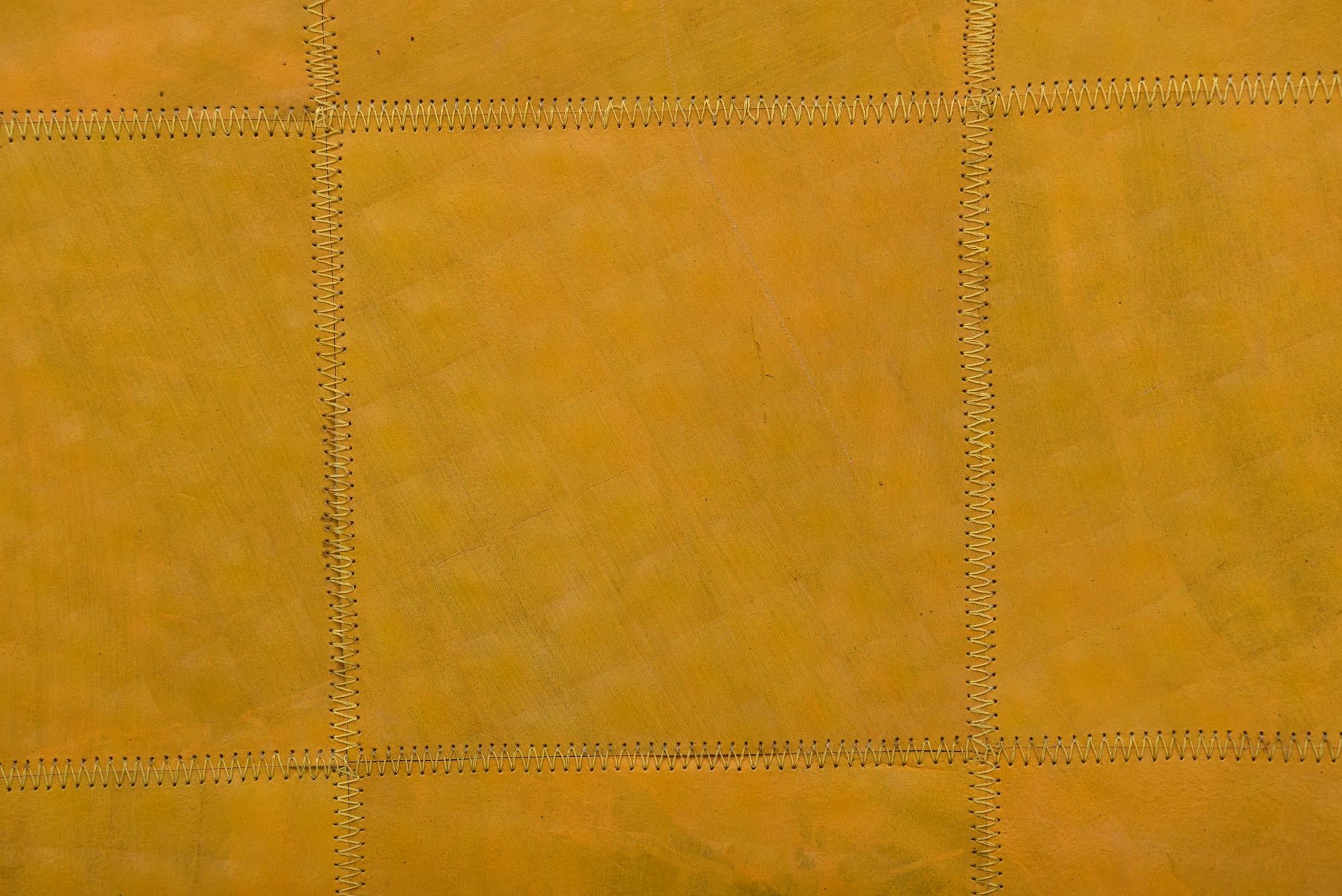 2' x 3' Cowhide Leather Rug