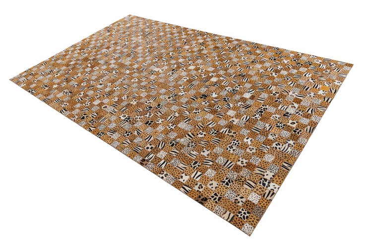 Detail image of 5' x 8' 1 Cowhide Leather Rug
