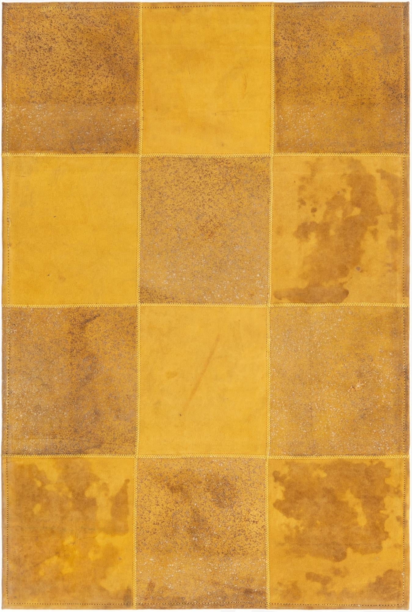 2' 1 x 3' 1 Cowhide Leather Rug