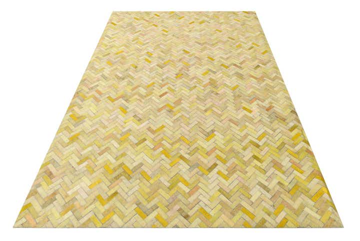 5' 2 x 7' 10 Cowhide Rug