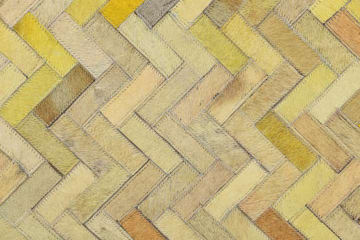 5' 2 x 7' 10 Cowhide Rug