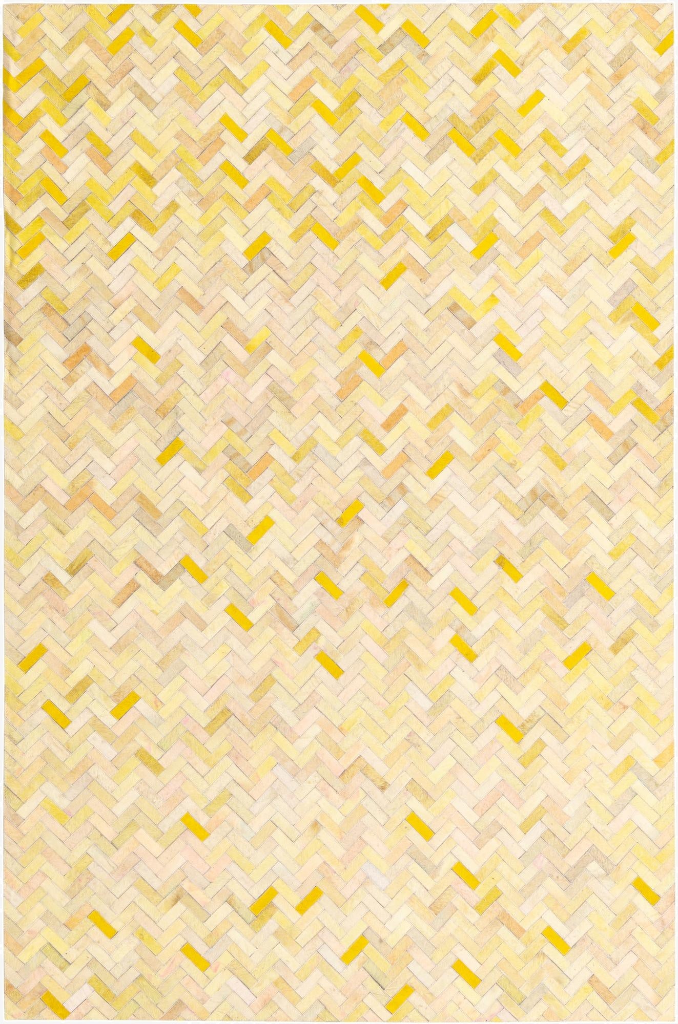 5' 2 x 7' 10 Cowhide Rug