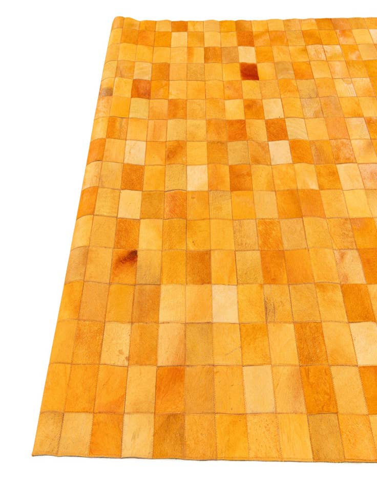 Detail image of 5' 1 x 7' 11 Cowhide Stocks Rug