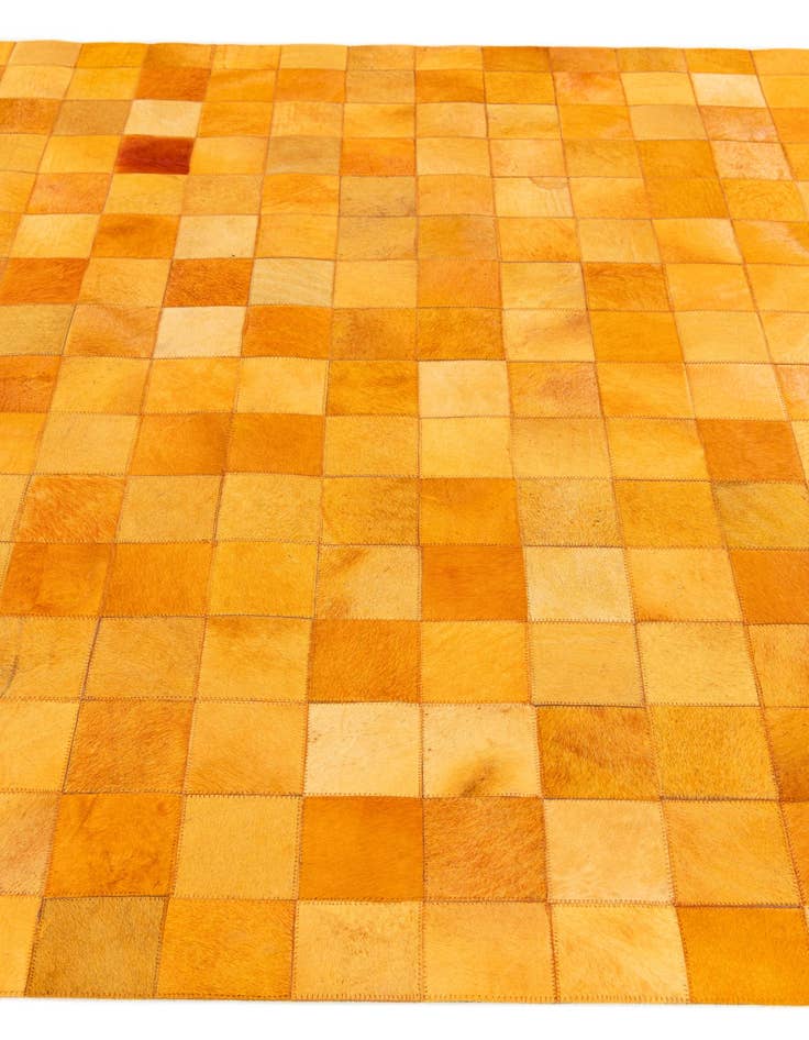 Detail image of 5' 1 x 7' 11 Cowhide Stocks Rug