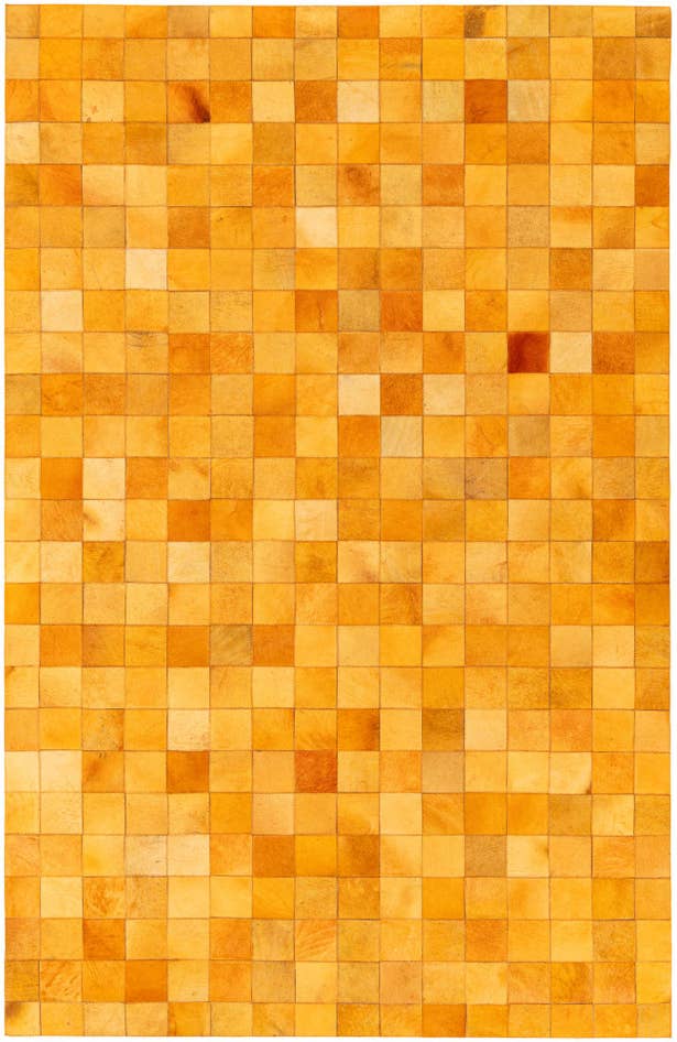 Detail image of 5' 1 x 7' 11 Cowhide Stocks Rug