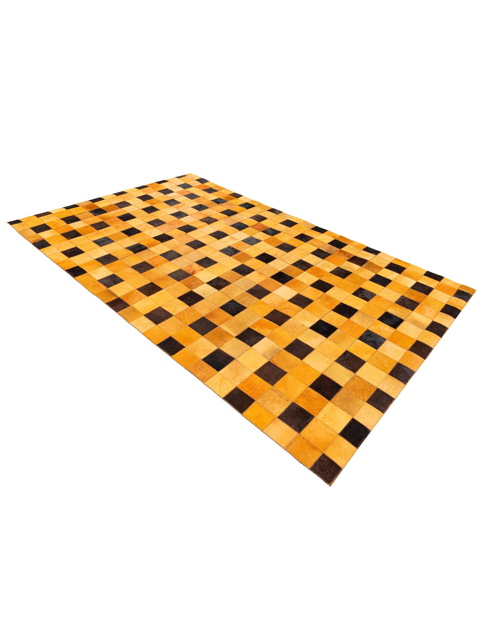 5' 1 x 7' 11 Cowhide Stocks Rug