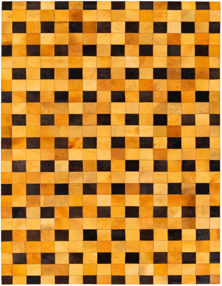 Detail image of 5' 1 x 7' 11 Cowhide Stocks Rug