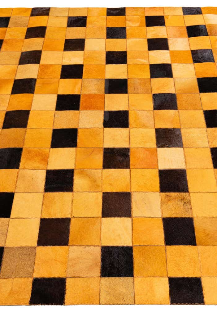 5' 2 x 8' Cowhide Stocks Rug