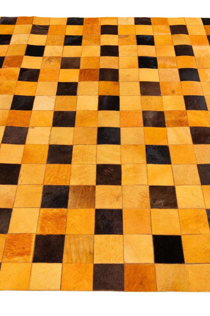 5' 1 x 8' Cowhide Stocks Rug