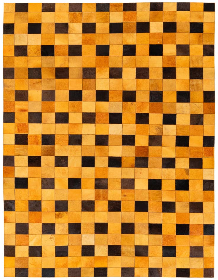 Detail image of 5' 1 x 8' Cowhide Stocks Rug