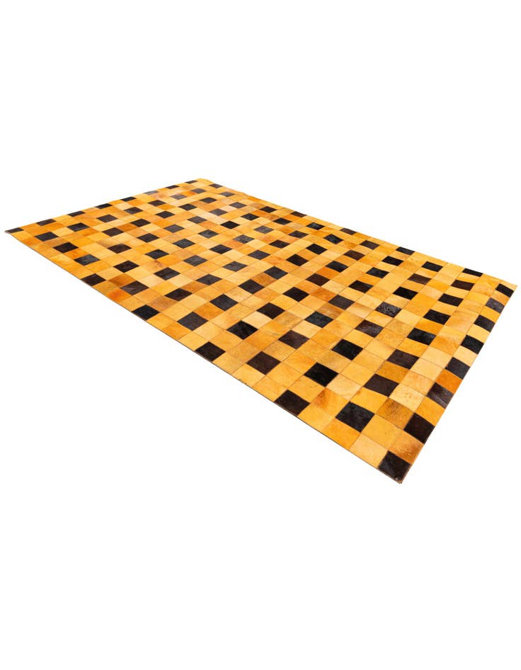 Detail image of 5' 1 x 8' Cowhide Stocks Rug