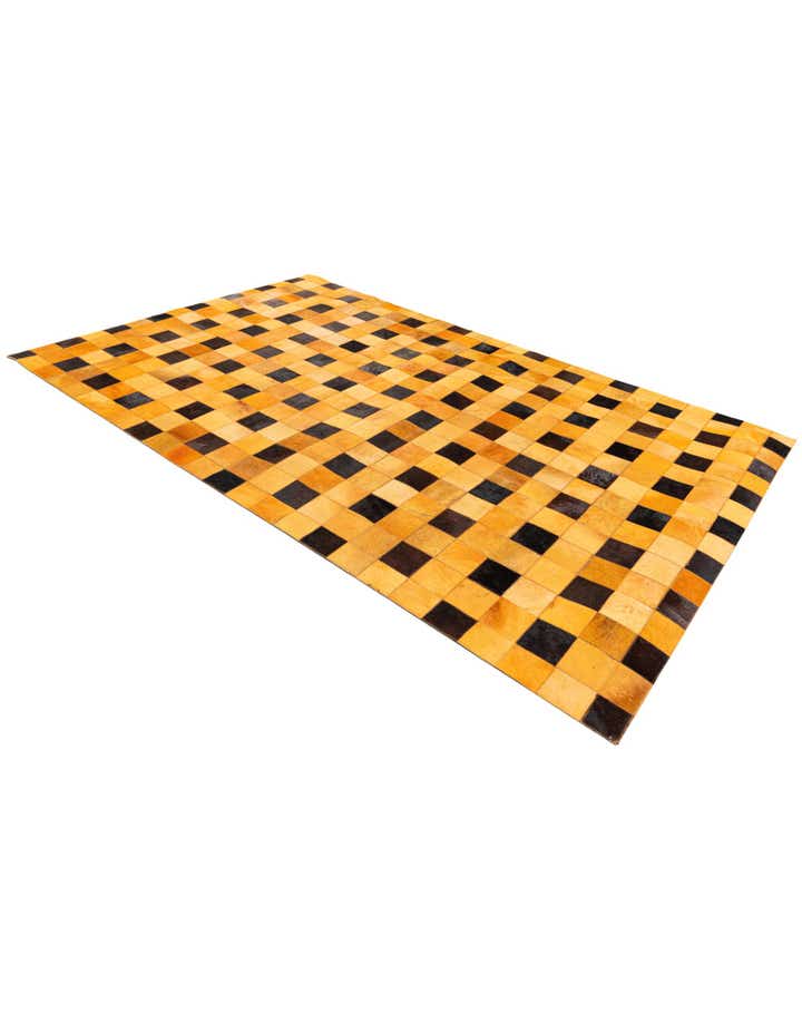 5' 1 x 8' Cowhide Stocks Rug