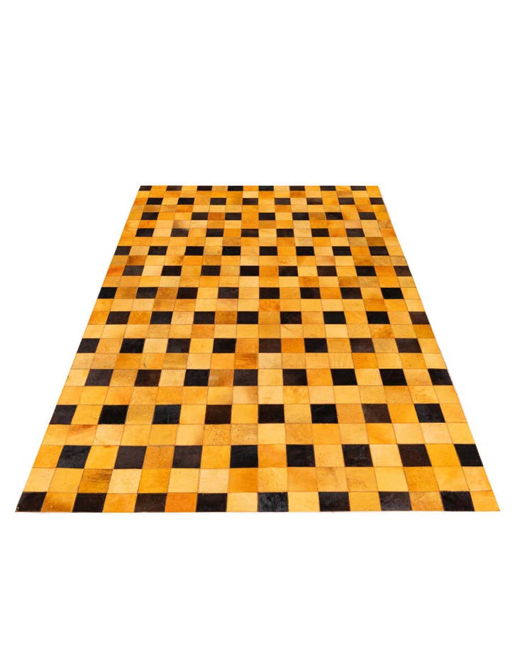 Detail image of 5' 1 x 8' Cowhide Stocks Rug