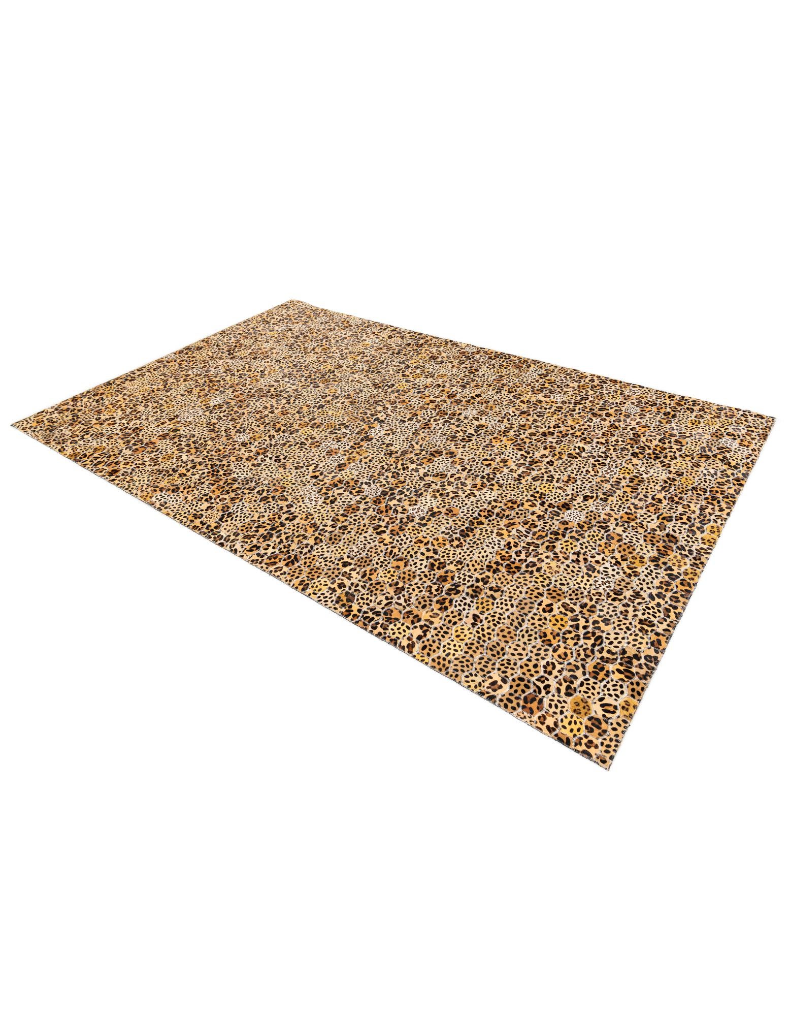 5' x 7' 10 Cowhide Stocks Rug