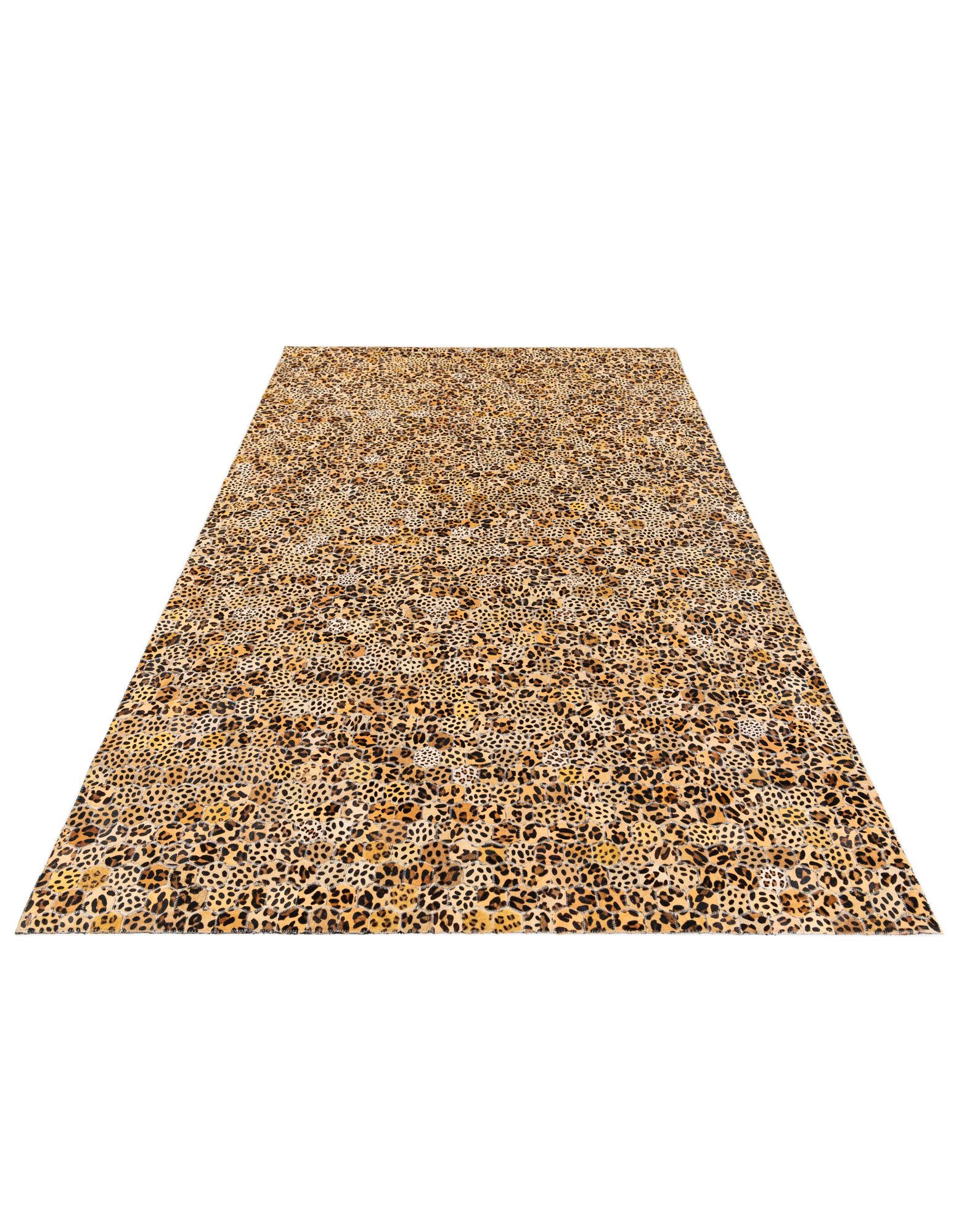 5' x 7' 10 Cowhide Stocks Rug