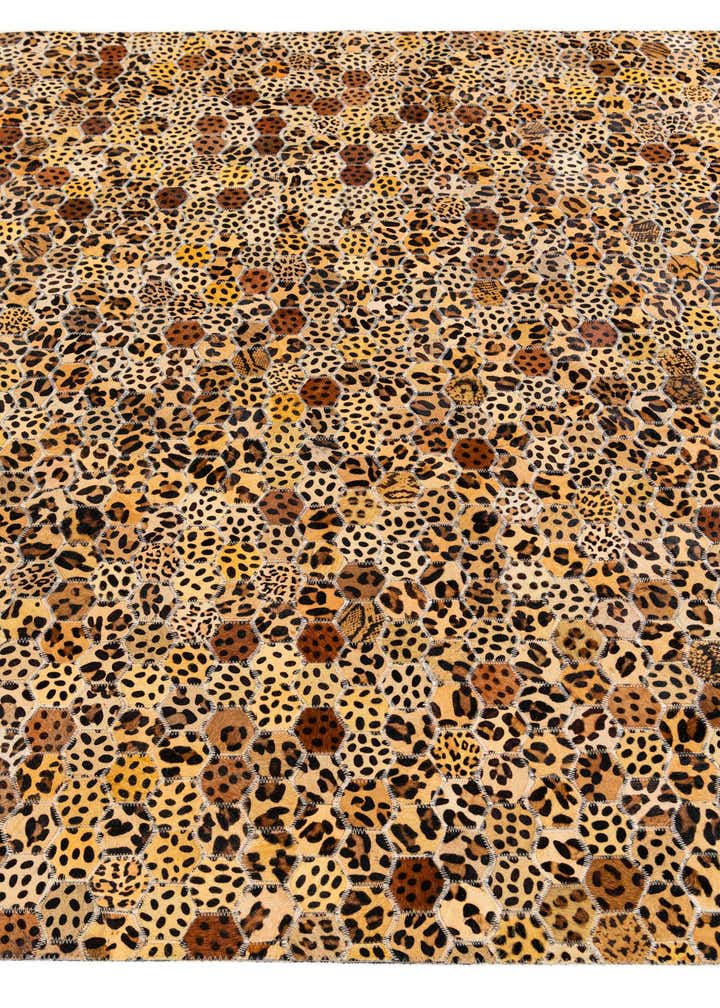 5' x 7' 10 Cowhide Stocks Rug