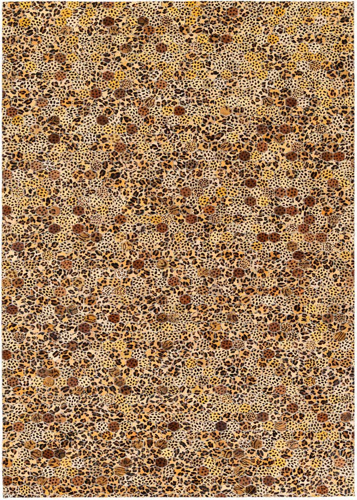 5' x 7' 10 Cowhide Stocks Rug
