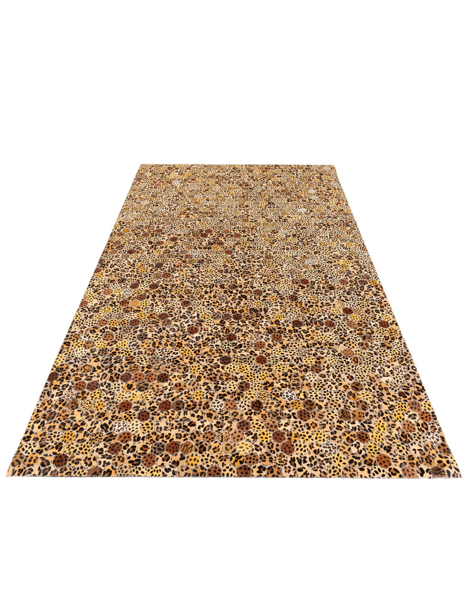 5' x 8' Cowhide Stocks Rug