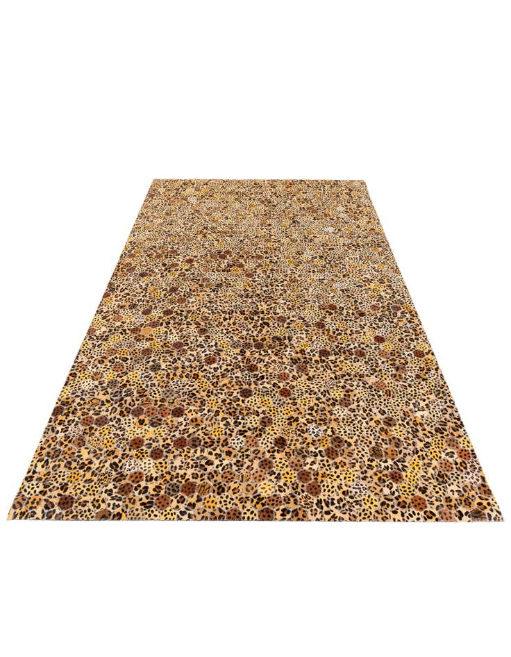 Detail image of 5' x 8' Cowhide Stocks Rug